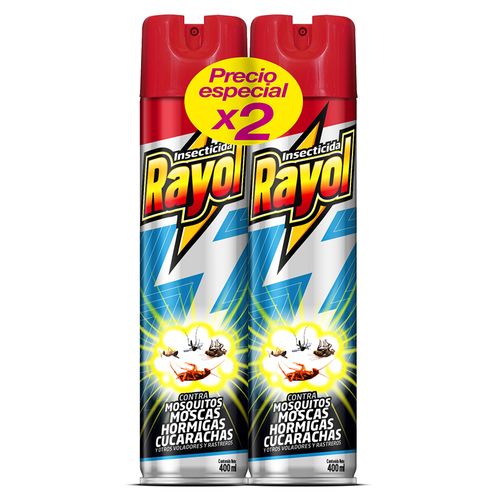 INSECTICIDA RAYOL MATATODO 2UND*400ML