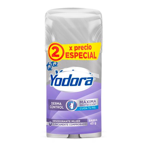 DEO BARRA DERMA CONTROL YODORAx2UND