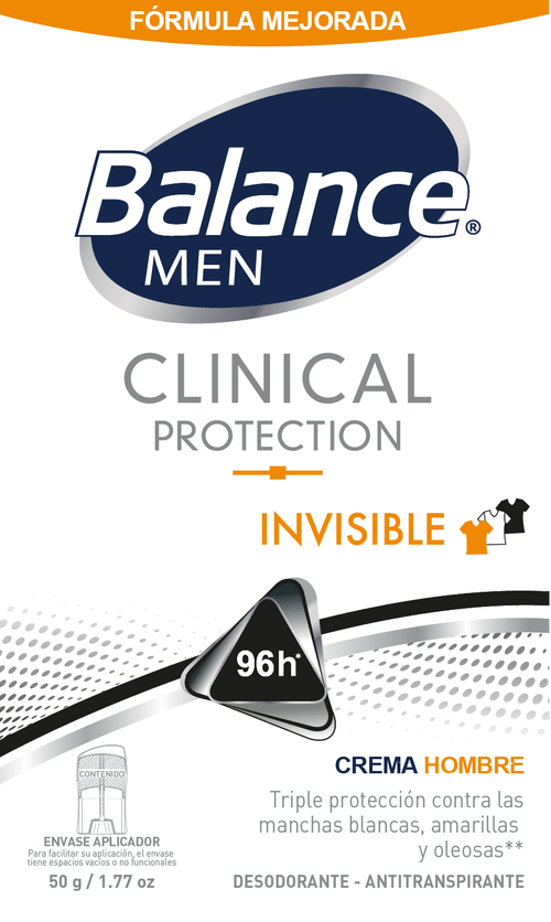 DEO CREM CLINIC INVIS HOMB BALANCE *50GR