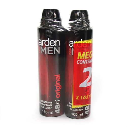 DEO AERO ORIGINAL ARDEN FOR MEN *175ML*2