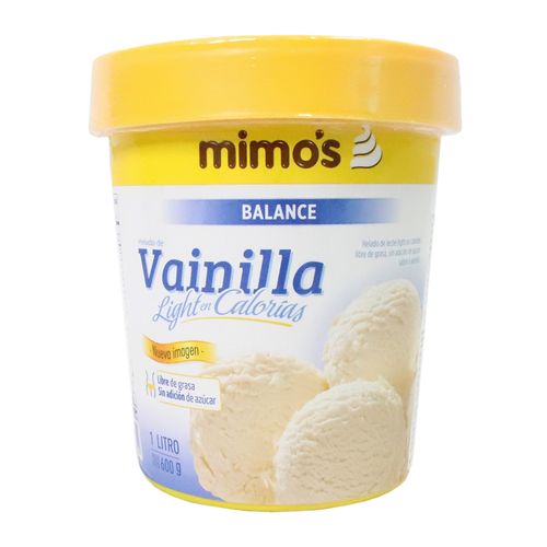HELADO LIGHT VAINILLA  x 1L MIMO`S