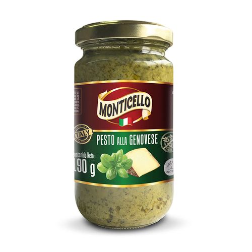 SALSA MONTICELLO PESTO GENOVESE  x 190GR