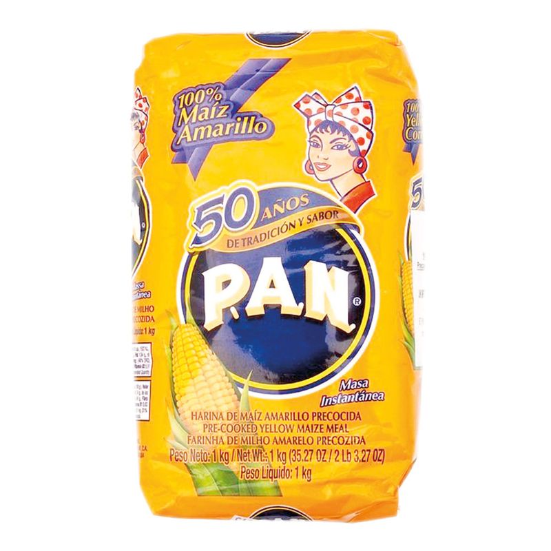 HARINA PAN MAIZ AMARILLO x 1000GR