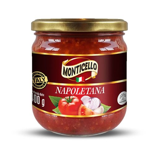 SALSA MONTICELLO NAPOLETANA  x 400GR