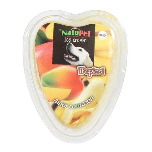 HELADO YOGURT NATUPET  TROPICAL x 100GR