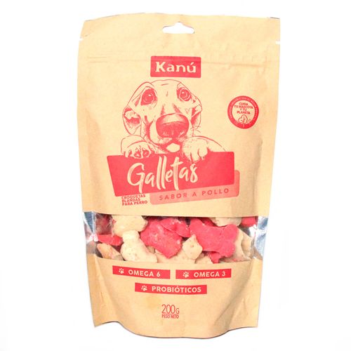 GALLETAS SABOR POLLO PERRO KANU *200GR