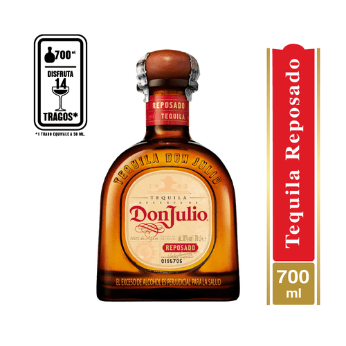 TEQUILA DON JULIO REPOSADO  x 700ML