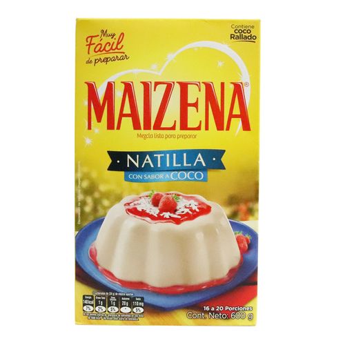 MEZCLA NATILLA COCO  MAIZENA X 600GR