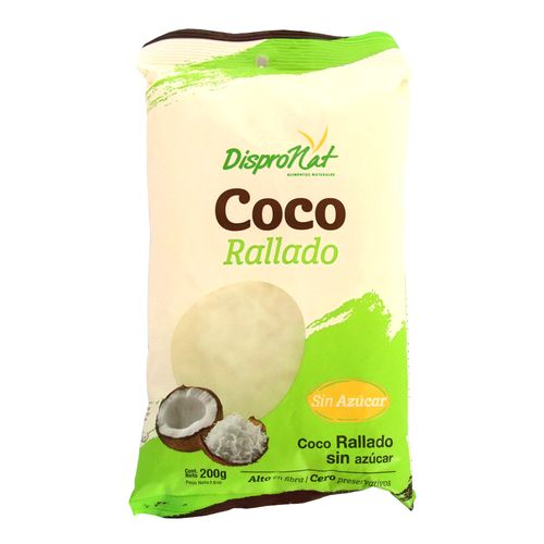 COCO RALLADO SIN AZUC  x  200GR