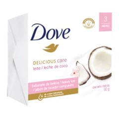 JABON DOVE LECHE DE COCO  x 3  x 90 GR