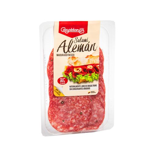 SALAMI ALEMAN FRESCO  x 80GR CASABLANCA