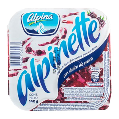 ALPINETTE MORAS x 140GR