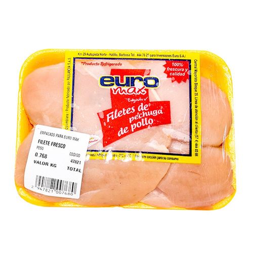FILETE PECHUGA FRESCA EUROMAX x KG