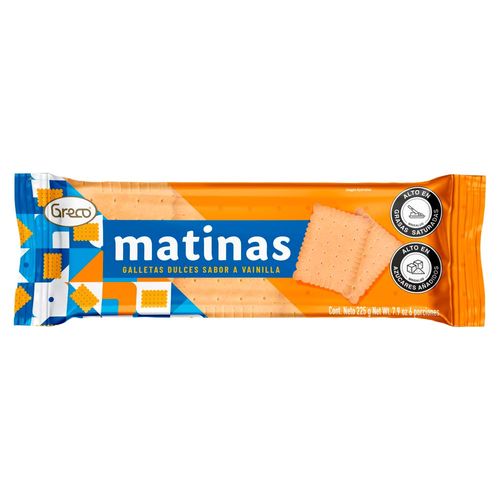 GALLETAS MATINAS GRECO *225 GR