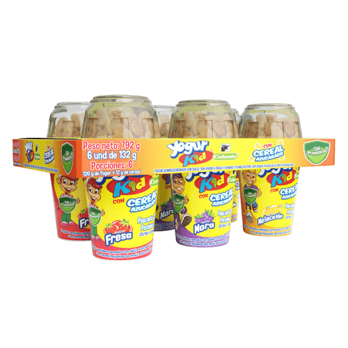 YOGUR KID CEREAL COLANTA  x  6UND