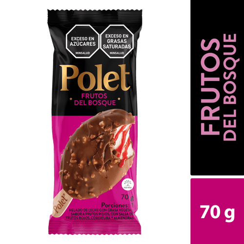 PALETA POLET FRUTOS ROJOS X 70 GR