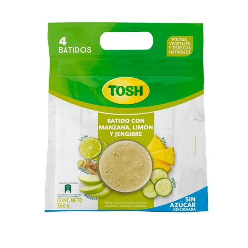 BATIDO MANZANA LIMON Y JENGI TOSH*360GR