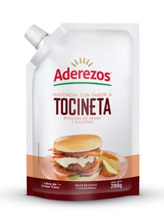 MAYONESA SABOR TOCINETA ADEREZOS*200GR