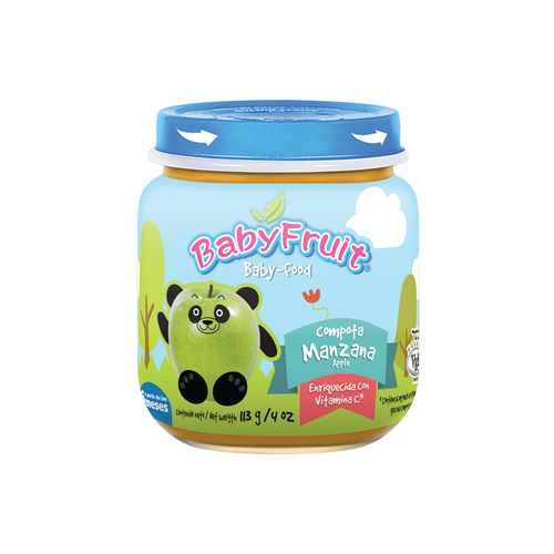 COMPOTA MANZANA BABY FRUIT  * 113GR