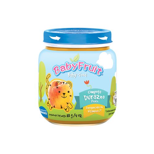 COMPOTA DURAZNO BABY FRUIT  * 113GR