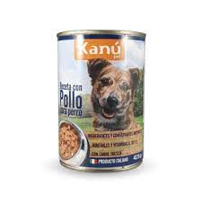 ALIMENTO HUMEDO POLLO PERROS KANU*415GR