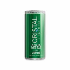 AGUA CRISTAL CON GAS LATA X 269ML