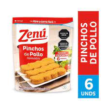 PINCHO DE POLLO APANADO ZENU X 300 GR