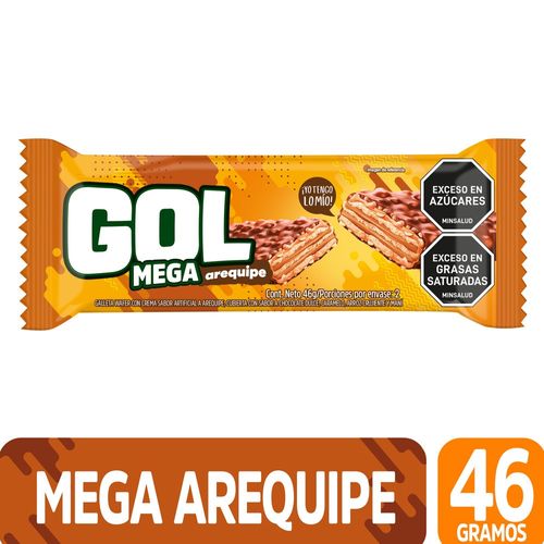 CHOCOLATINA GOL MEGA AREQUIPE X 46 GR