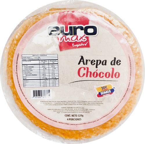 AREPA DECHOCOLO TELA EUROMAX*320GR