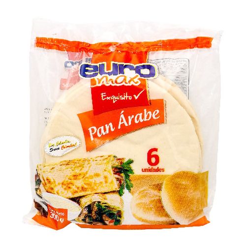 PAN ARABE TRADICIONAL EUROMAX  6UN*300GR