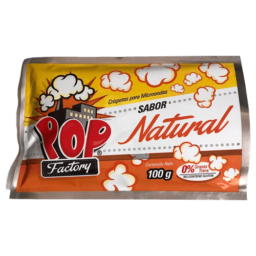 CRISPETA MICROONDAS NATURAL POP*100G