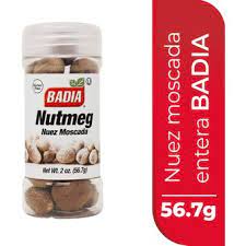 NUEZ MOSCADA ENTERA BADIA x 56.7 GR