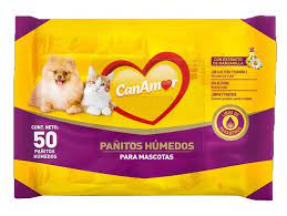 PAÑITOS HUMEDOS CANAMOR X 50 UND