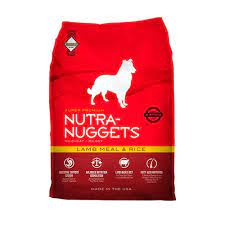 ALIM PERRO NUTRA NUGETS CORDERO*3KG