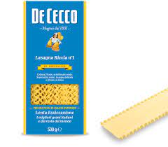 PASTA LASAGNA RICCIA DE CECCO*500GR