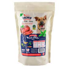 ALIMENTO BEEF STEAK/MENTA NATUPET*300G