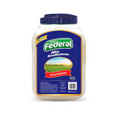 ARROZ FEDERAL ALTO RENDIM TARRO*3500GR