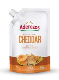 SALSA SABOR CHEDDAR ADEREZOS x 200 GR