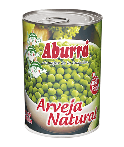 ARVEJA ABURRA AL NATURAL x 580 GR