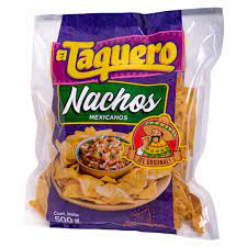 PAQUETON DE NACHO EL TAQUERO*10UND*600GR