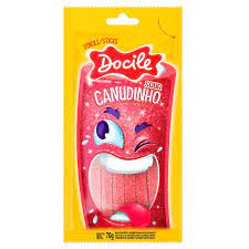 GOMAS CANUDINHO STICKS FRESA ACIDA*70GR