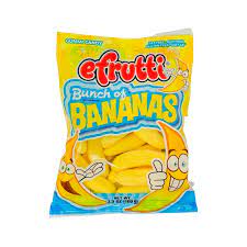 GOMAS BANANAS E-FRUTTI X 100 GR