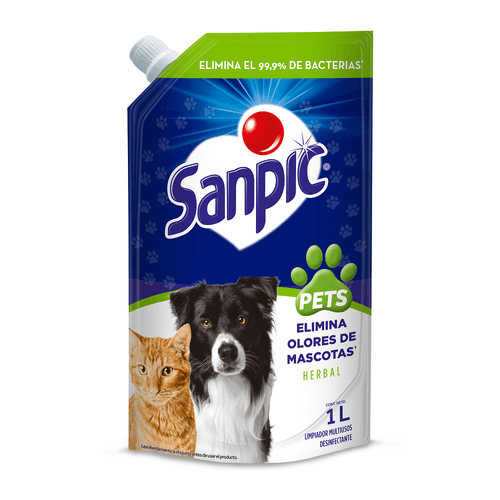 LIMPIADOR HERBAL PETS SANPIC*1000ML
