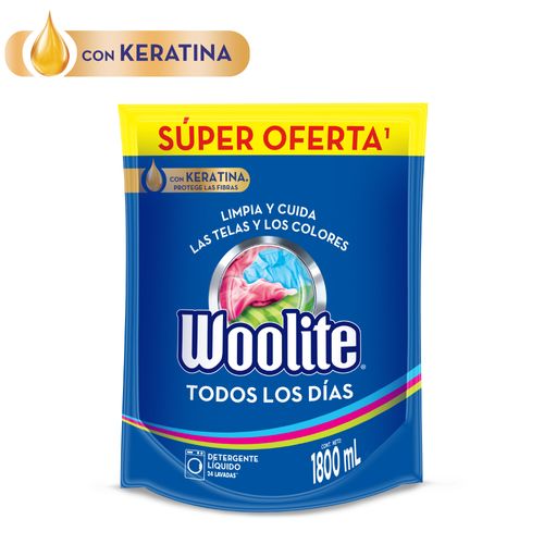 DETERGENTE WOOLITE TODOS LOS DIAS*1.8LT