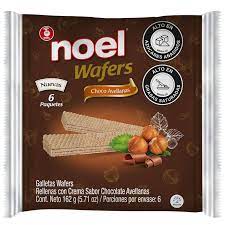 GALLETA WAFERS NOEL CHOCO AVELLANA*162GR