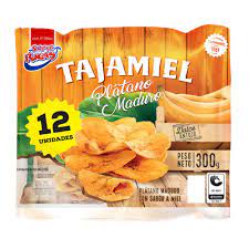 PLATANO MADURO TAJAMIEL x 25 GR * 12 UND