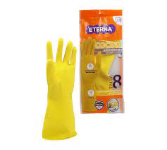 GUANTE AMARILLO TALLA 8 ETERNA