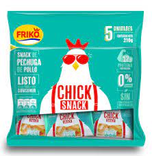 SNACK FRIKO PECHUGA POLLO 5UND*210GR