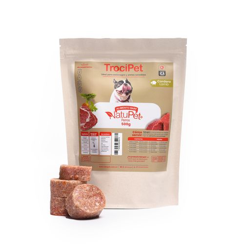 ALIMENTO TROCITOS CORDERO NATUPET x 500G