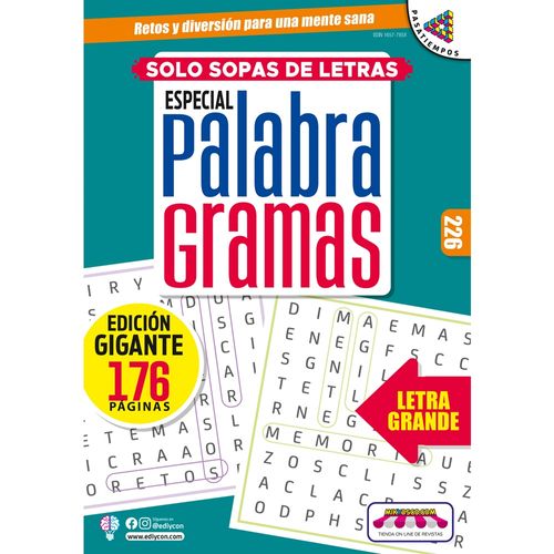 ESPECIAL PALABRAGRAMAS COMUNICAN X 1 UND